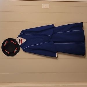Mary Poppins dress with hat and purse